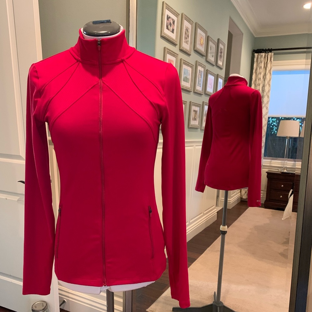 Champion Women's Red Zip-Up Jacket